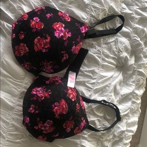 Pink where everywhere push up bra